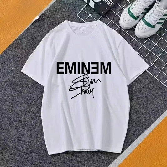 Eminem Logo T-Shirt with Slim Shady Signature