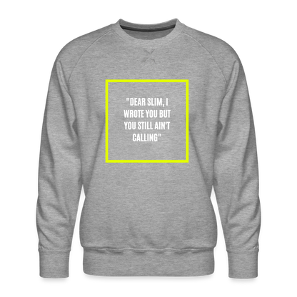 Men’s Premium Sweatshirt - heather grey