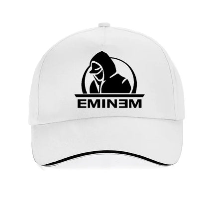 Eminem Logo and Illustration Baseball Cap - Urban Style Fan Gear